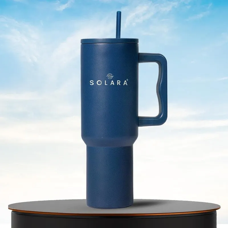 Solara Aqua Joy Stainless Steel Tumbler (1200 mL) - Blue media 3