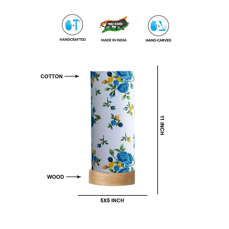 Alba Nyra Tower Wooden Table Lamp - Multicolor media 6