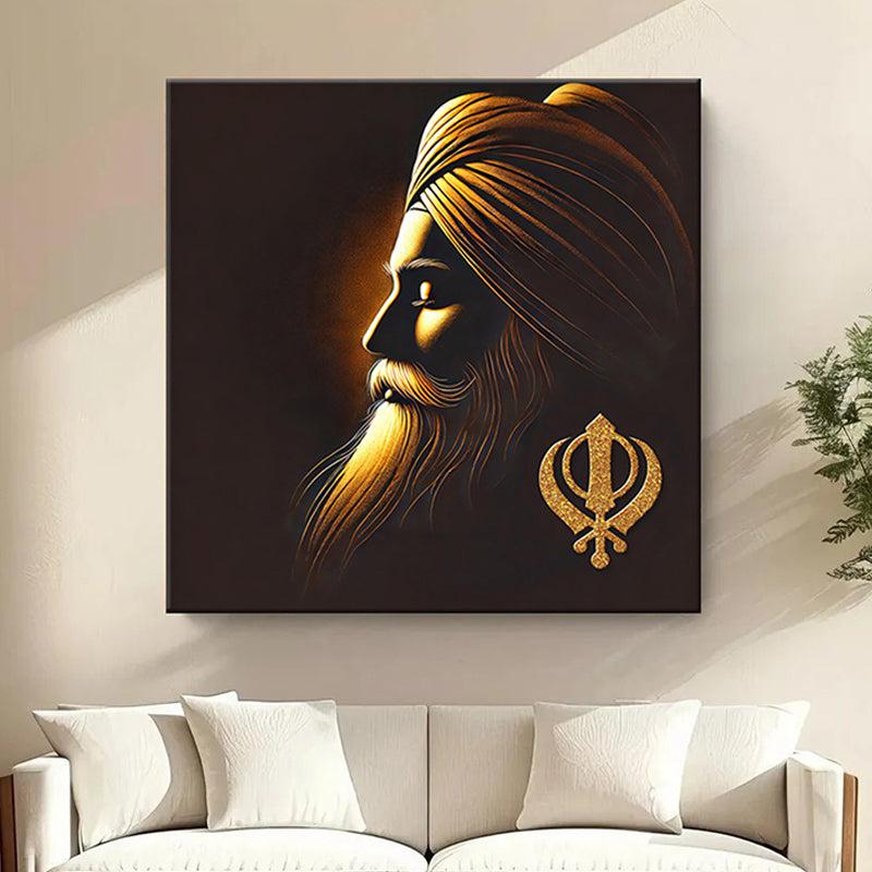 Guru Nanak Wall Painting