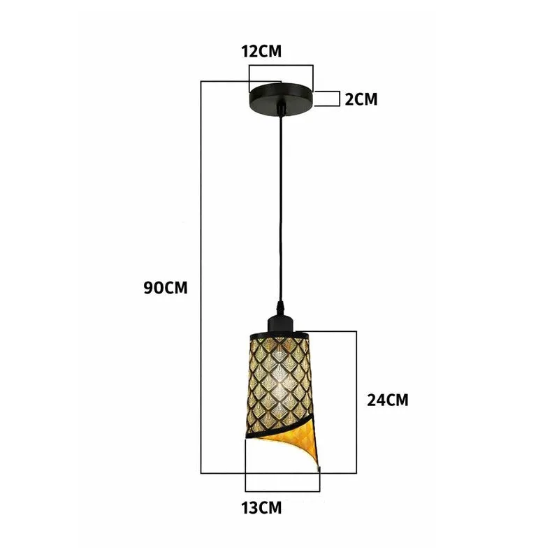 Facet Glow Metal Ceiling Lamp media 7