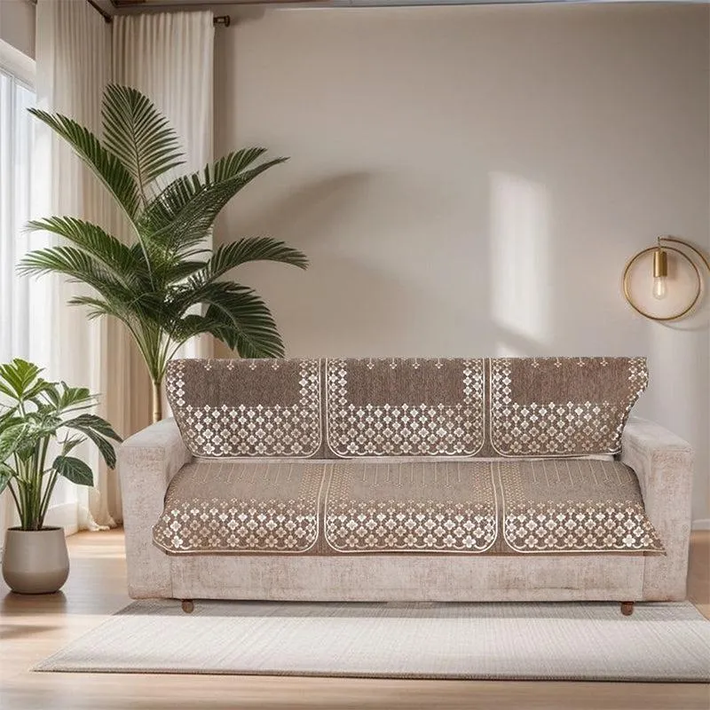 Emsy Sofa Cover - Brown media 3