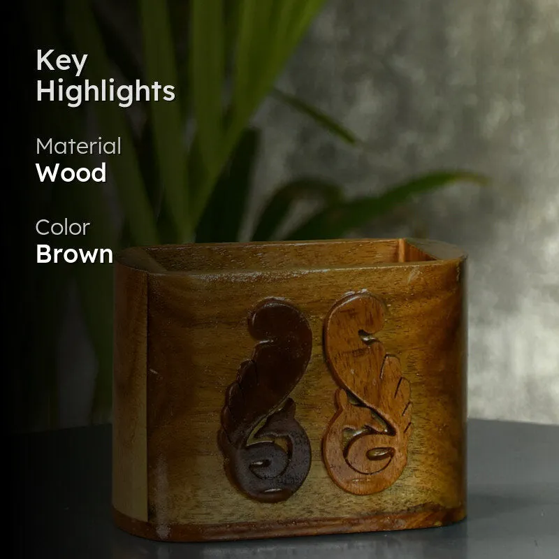 Scribe's Corner Wood Stationery Holder media 2