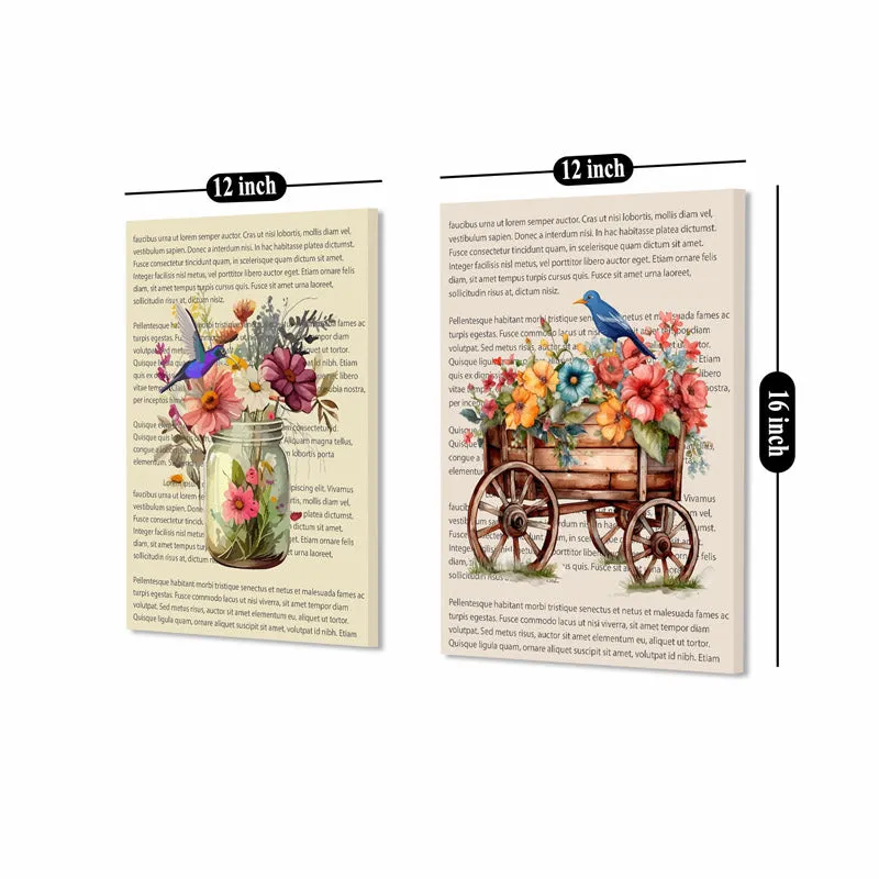 Florensia Print Wall Painting - Set Of Two media 5