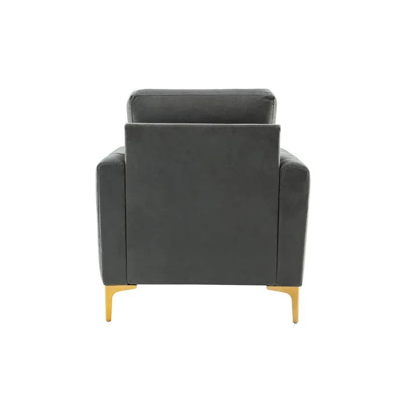 Baseo Neem Wood Accent Chair - Grey media 6