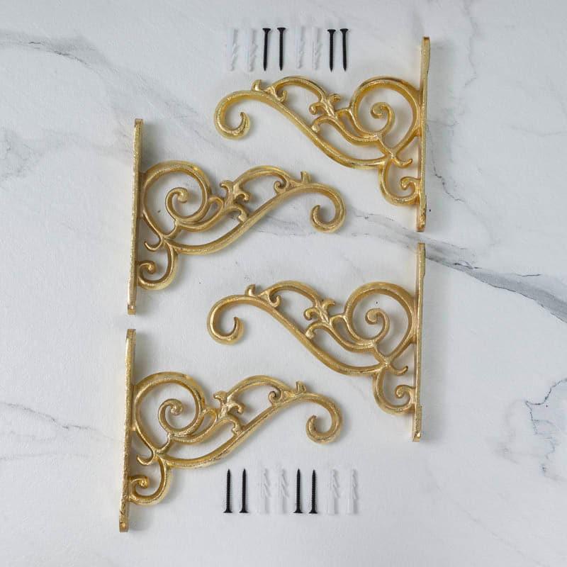 Zabini Wall Bracket (Gold) - Set Of Four media 5