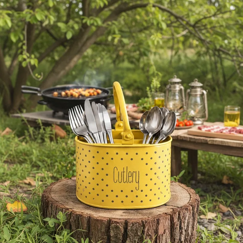 SmartStore Space-Saving Multi-Use Cutlery Stand - Yellow media 5