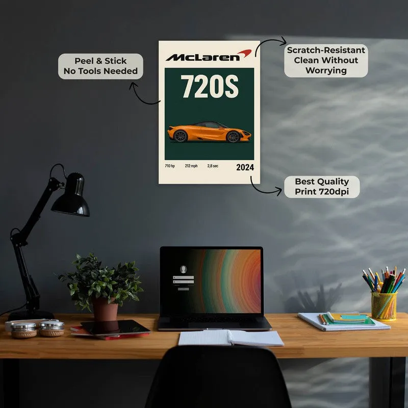 McLaren 720S Dream Wall Poster media 6