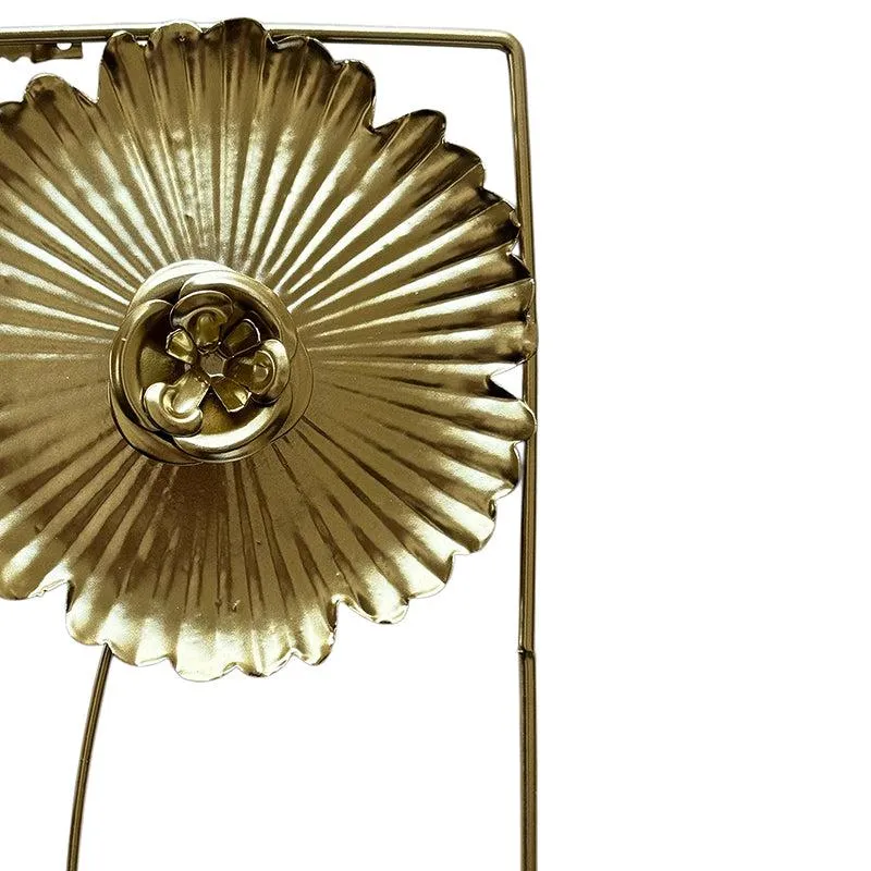 Sculpted Flora Metal Wall Accent - Set Of Two - 6