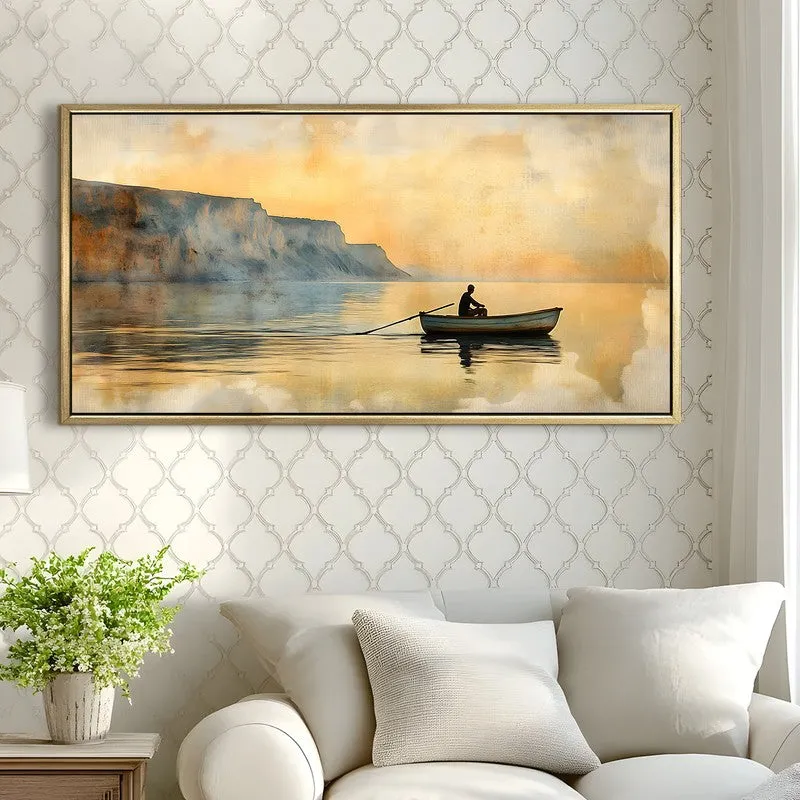 Lakespell Canvas Wall Painting With Frame media 4