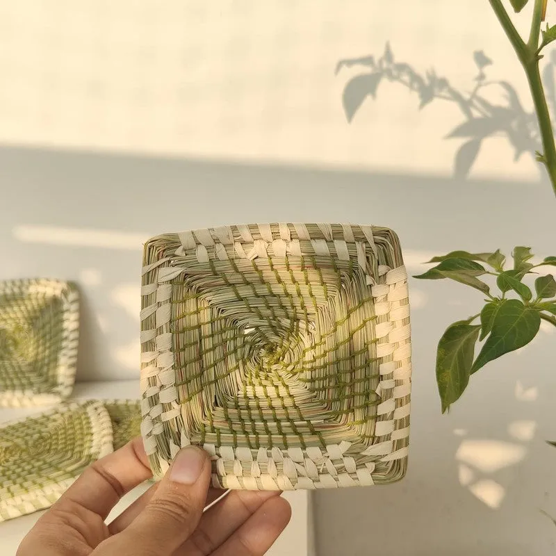 Stylish Table Coasters Protects Surfaces - Set Of Four media 6