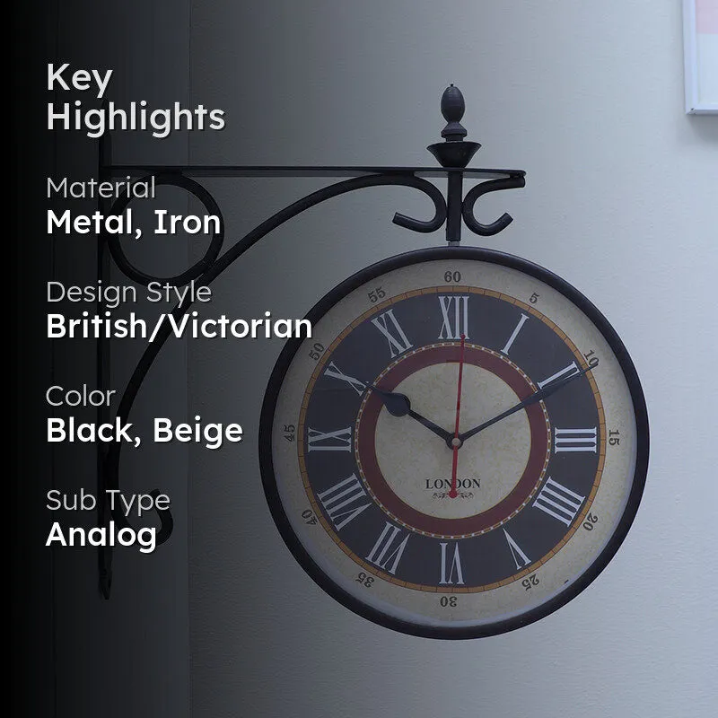 Time Weaver Iron Wall Clock media 2
