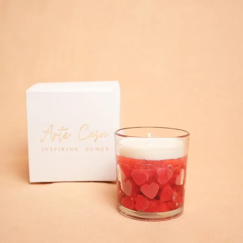 Velvet Glow Decorative Candle - Red media 10