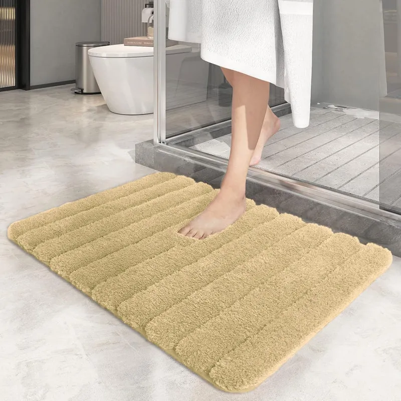 Toronto Touch Microfiber Bath Mat - Gold media 1