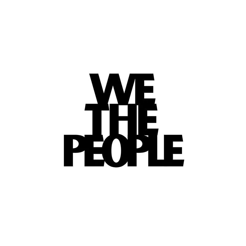 We The People Iron Wall Accent media 3