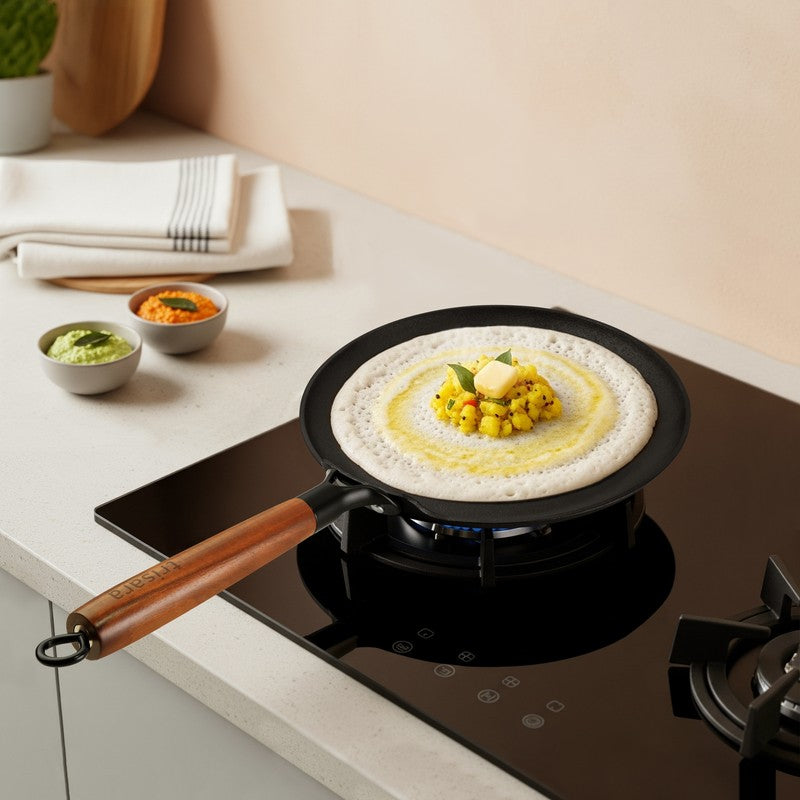 Embassy Grilledge Matte Finish Cast Iron Dosa Tawa media 5