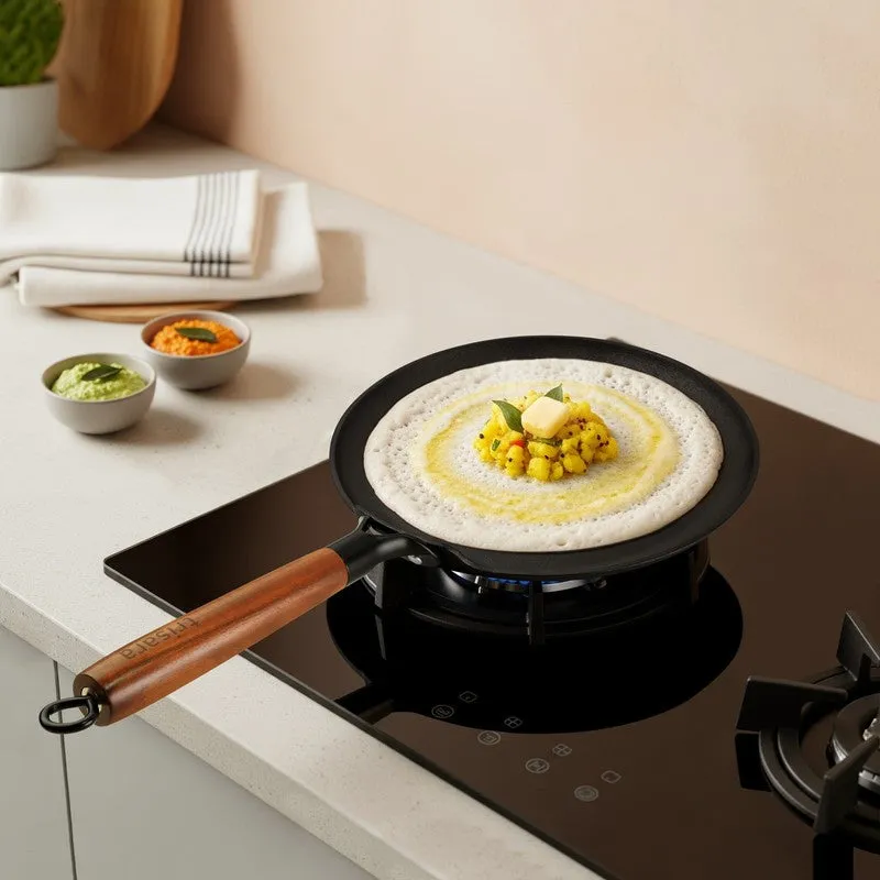 Embassy Grilledge Matte Finish Cast Iron Dosa Tawa media 5