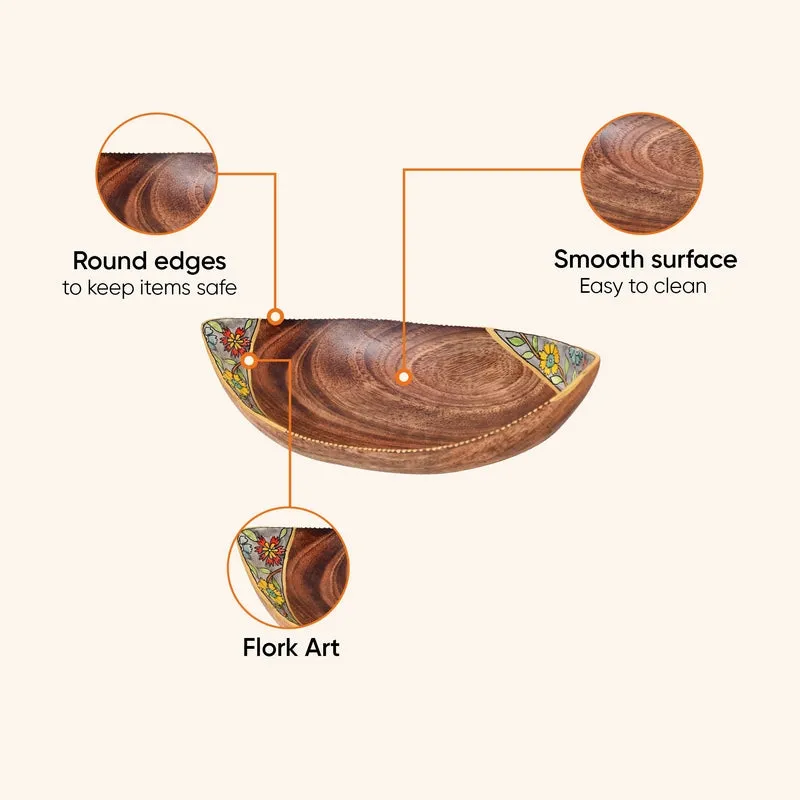 Khaas Thal Wood Platter - 8