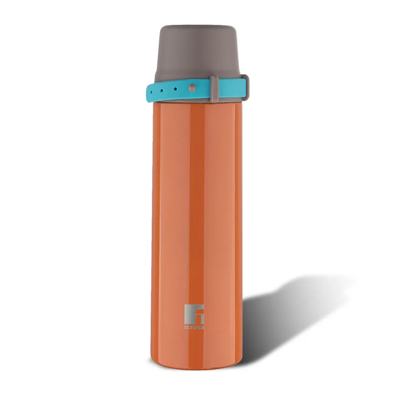 Bergner Silque Double Walled Hot & Cold Flask (Orange) - 500 mL media 3