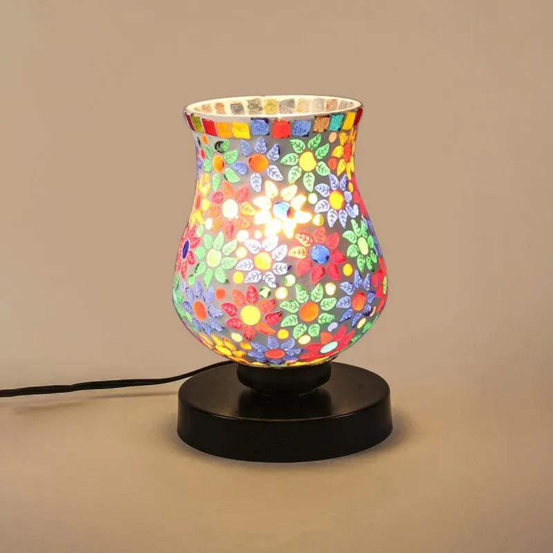 Starlen Mosaic Glass Table Lamp - Multicolor media 6