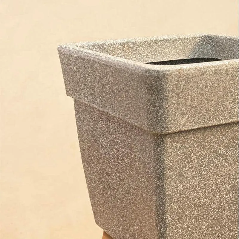 Ugaoo Barca Square Medium Planter - Grey media 4