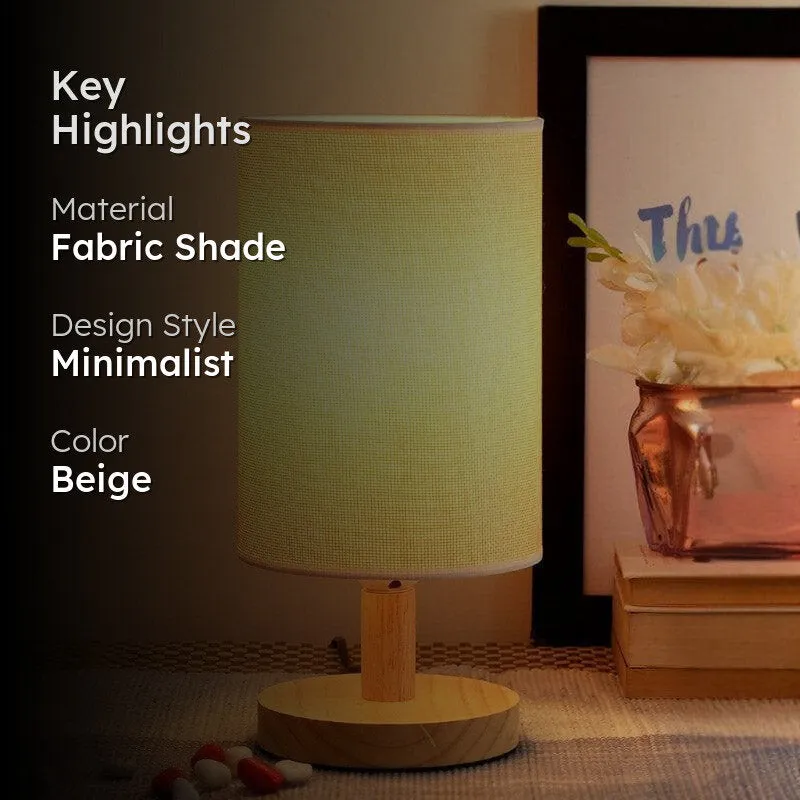 Sonny Fabric Table Lamp - Beige media 2
