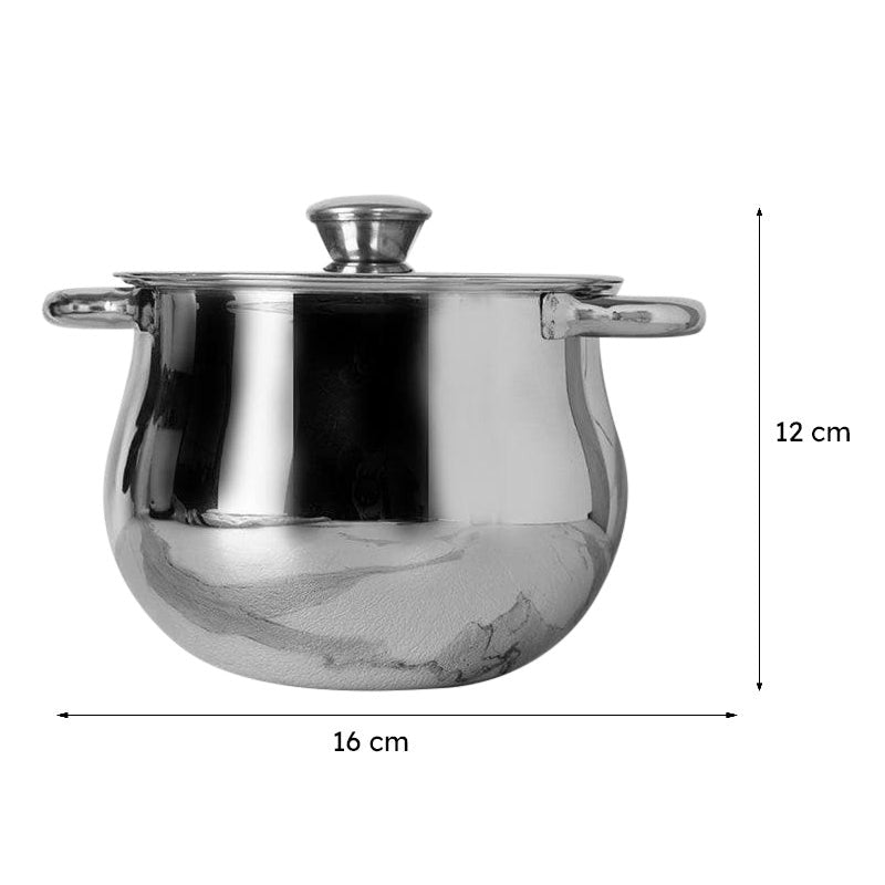 Suka Handi With Lid - 1700 mL / 6 Inches media 9