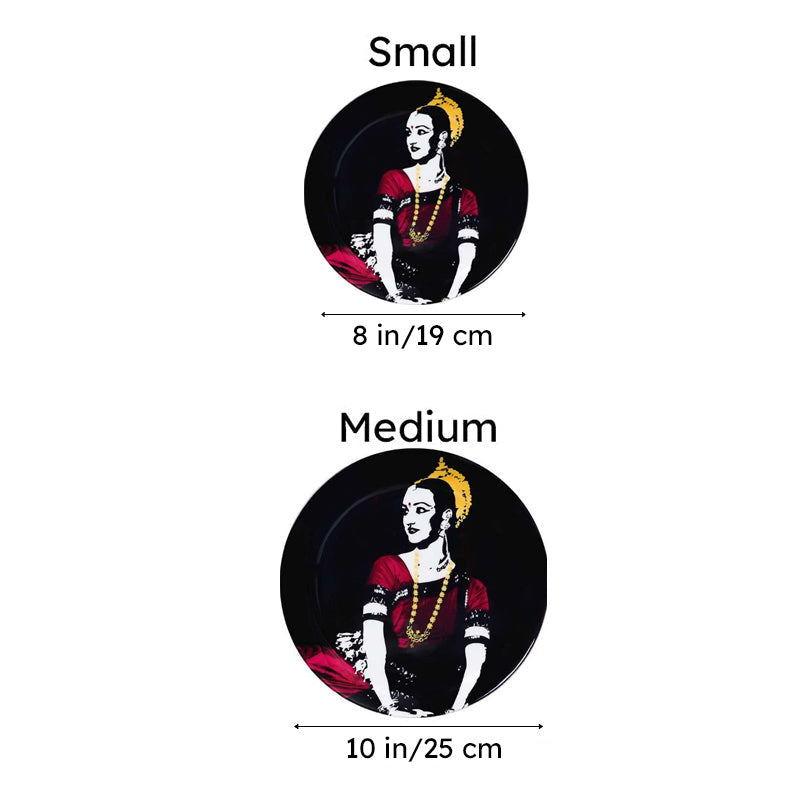 Odissi Dance Of India Inspired Plate media 6