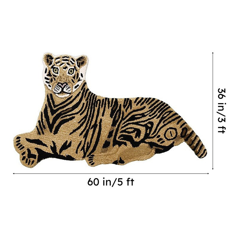 Roaring Tiger Cotton Carpet media 8