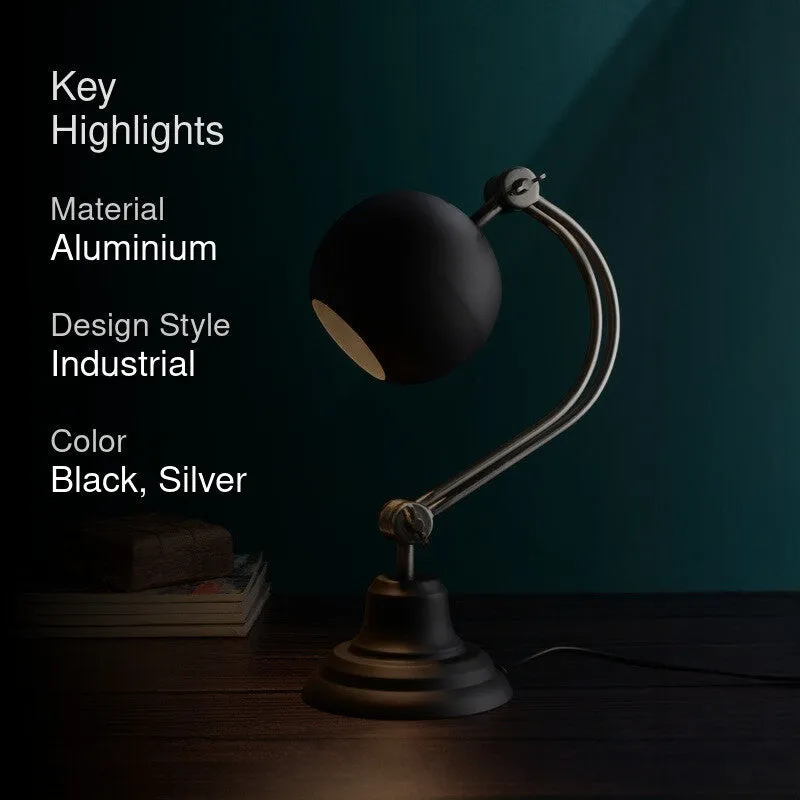 Globe Poulsen Adjustable Table Lamp - Black,Silver media 2