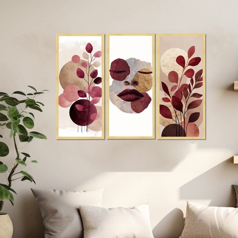 Loventra Leafmuse Wall Art  - Set Of Three media 3