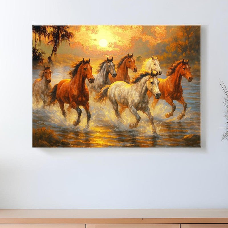 Stallions Of Sunset Wall Art media 3