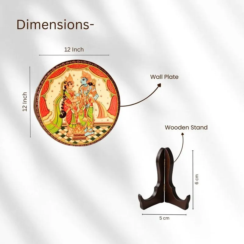 Divine Motif Decorative Wall Plates - Set Of Two media 9