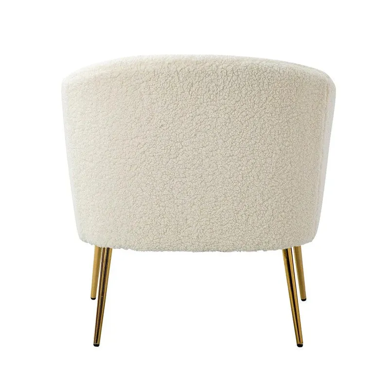Stylo Neem Wood Accent Chair - White media 5