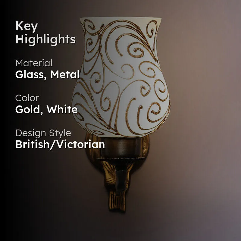 Dila Love Gleam Mosaic Glass & Metal Wall Lamp media 2