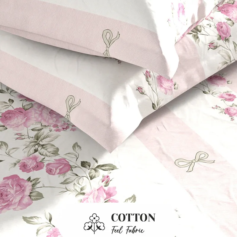Fleurora Bedding Set (Pink) - Four Piece Set media 5