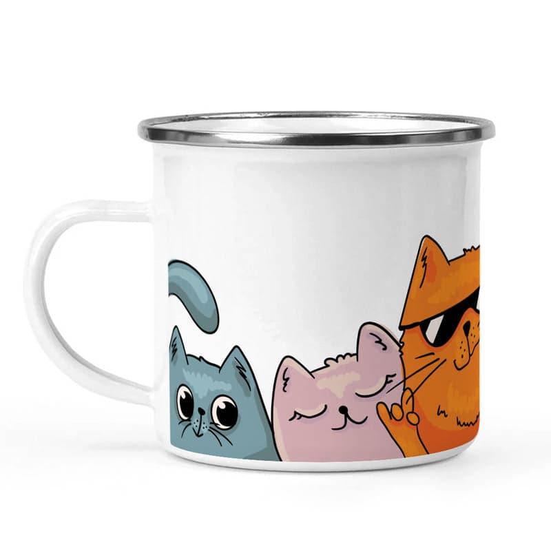 Feline Stainless Steel Coffee Mug (330 mL) media 3