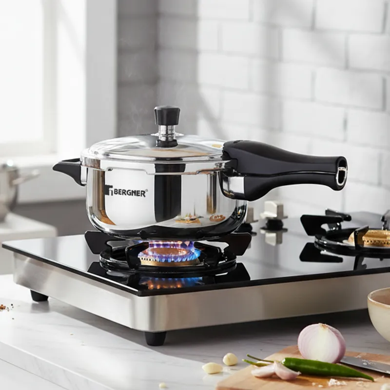 Bergner Induction Safe Pressure Cooker - 3500 ml/9 Inches media 1