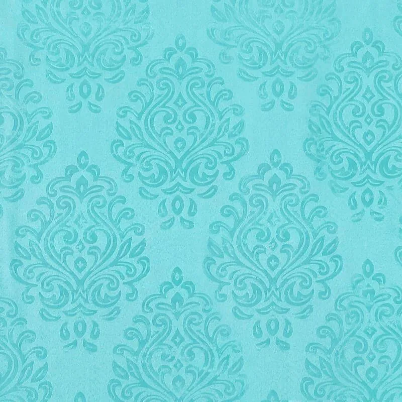 Swayam Kinaash Jacquard Curtain - Teal media 3