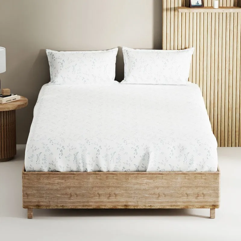 Fenric Cotton Bedsheet (White) - 144 TC media 3