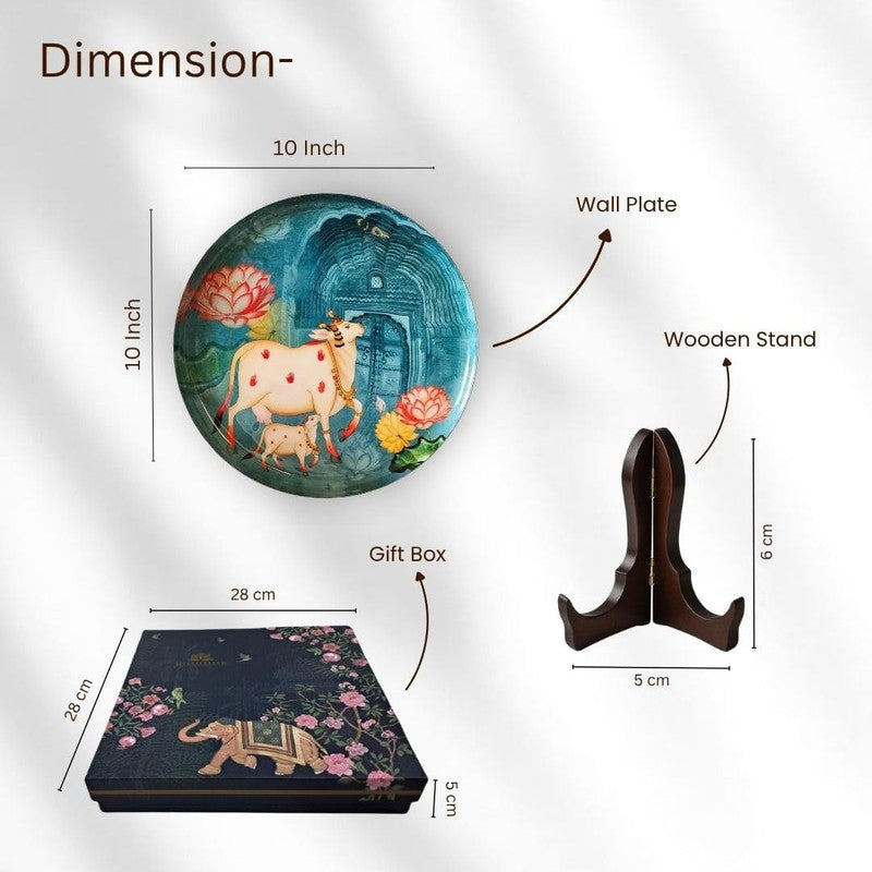 Kamadhenu Calm Metal Wall Plate media 9