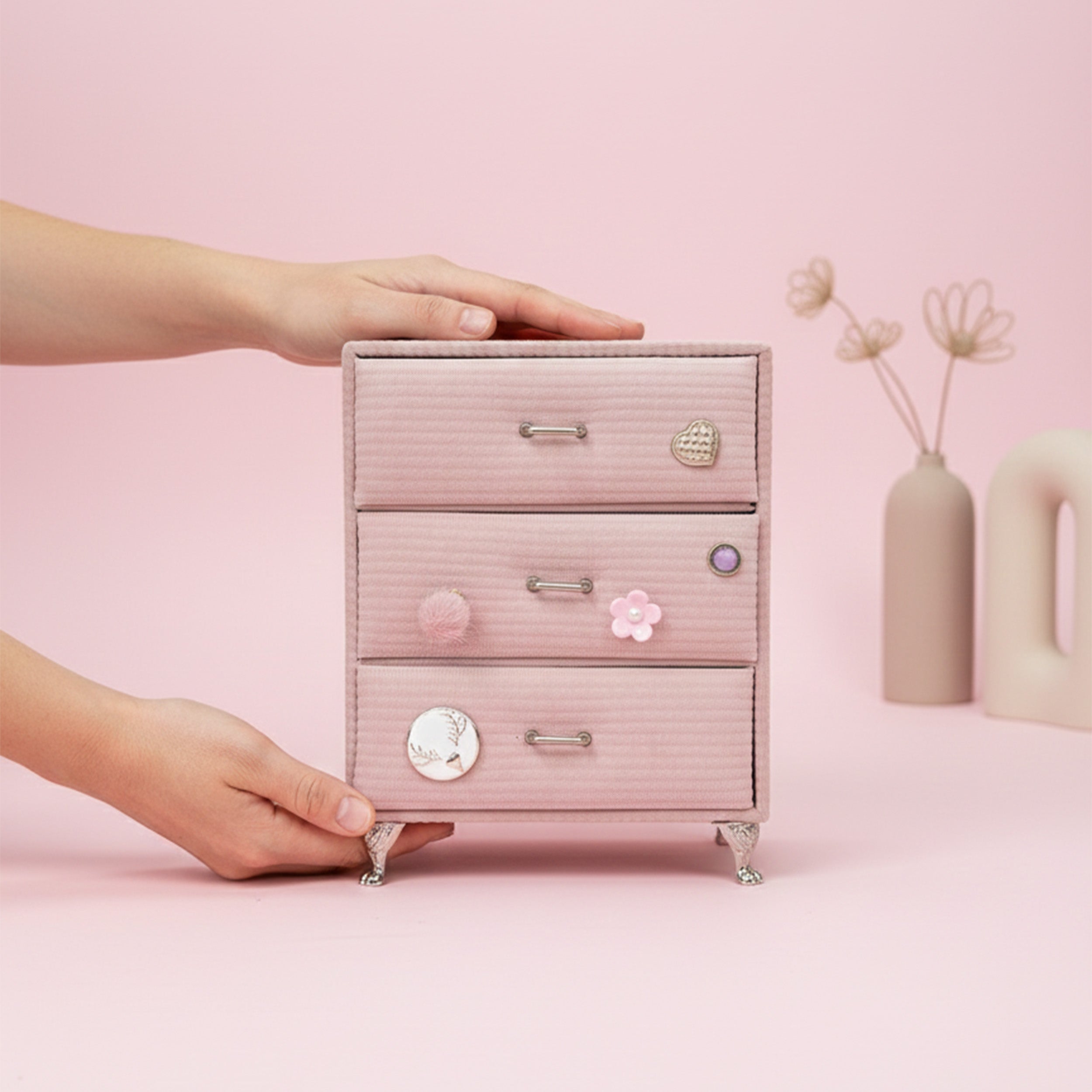 Luxe Caddy Desk Organiser - Pink media 6