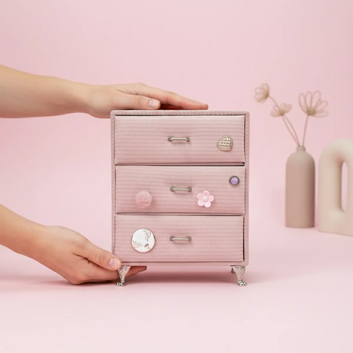 Luxe Caddy Desk Organiser - Pink media 6
