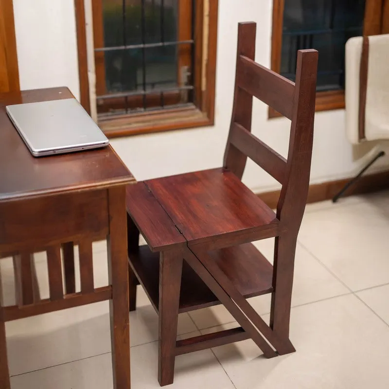 Stepwood Wooden Chair Cum Ladder media 4