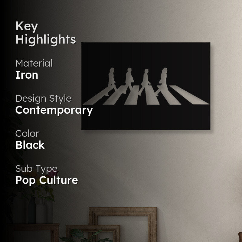 The Beatles Black Iron Wall Accent media 2