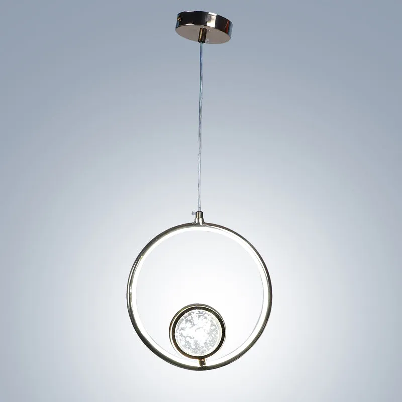 Hailera Iron Ceiling Lamp (Gold) - Round media 11