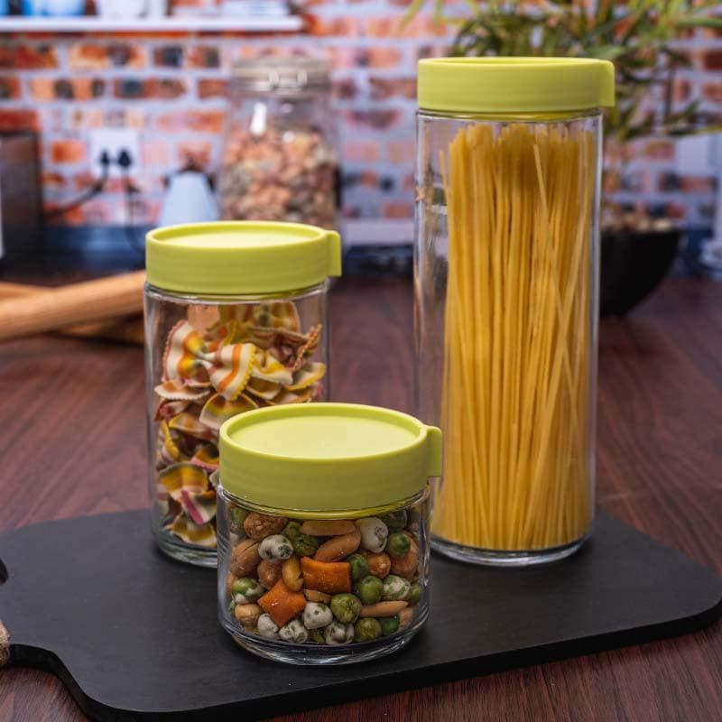 Ginxo Storage Jar (1000 mL/600 mL/300 mL) - Set Of Three media 3