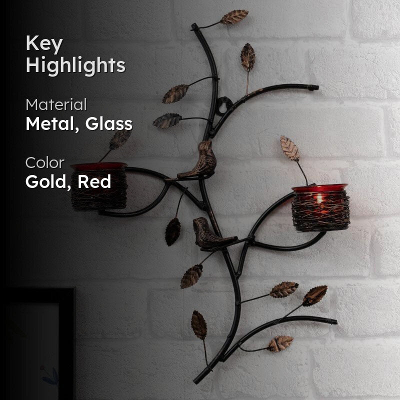 Patra Candle Holder - Red media 2