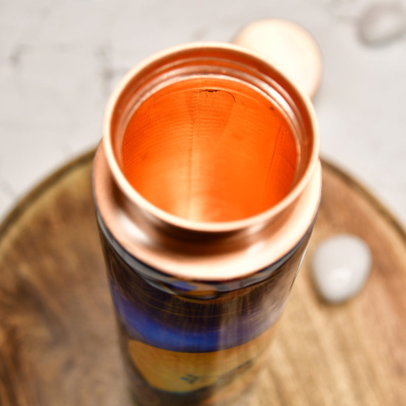 Peacock Clara Copper Water Bottle - 1000 mL media 4