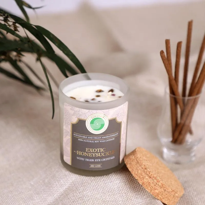 Elysium HoneySuckle Scented Candle media 4