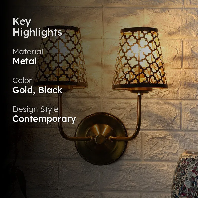 ShadowWeave Duo Metal Wall Lamp media 2